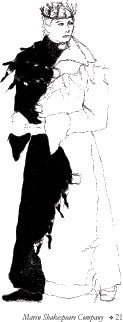 Costume sketch by Abra Berman