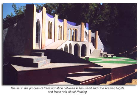 set for 1001 Arabian Nights